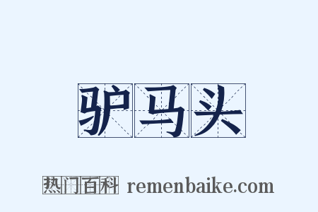 驴马头是什么意思的图片